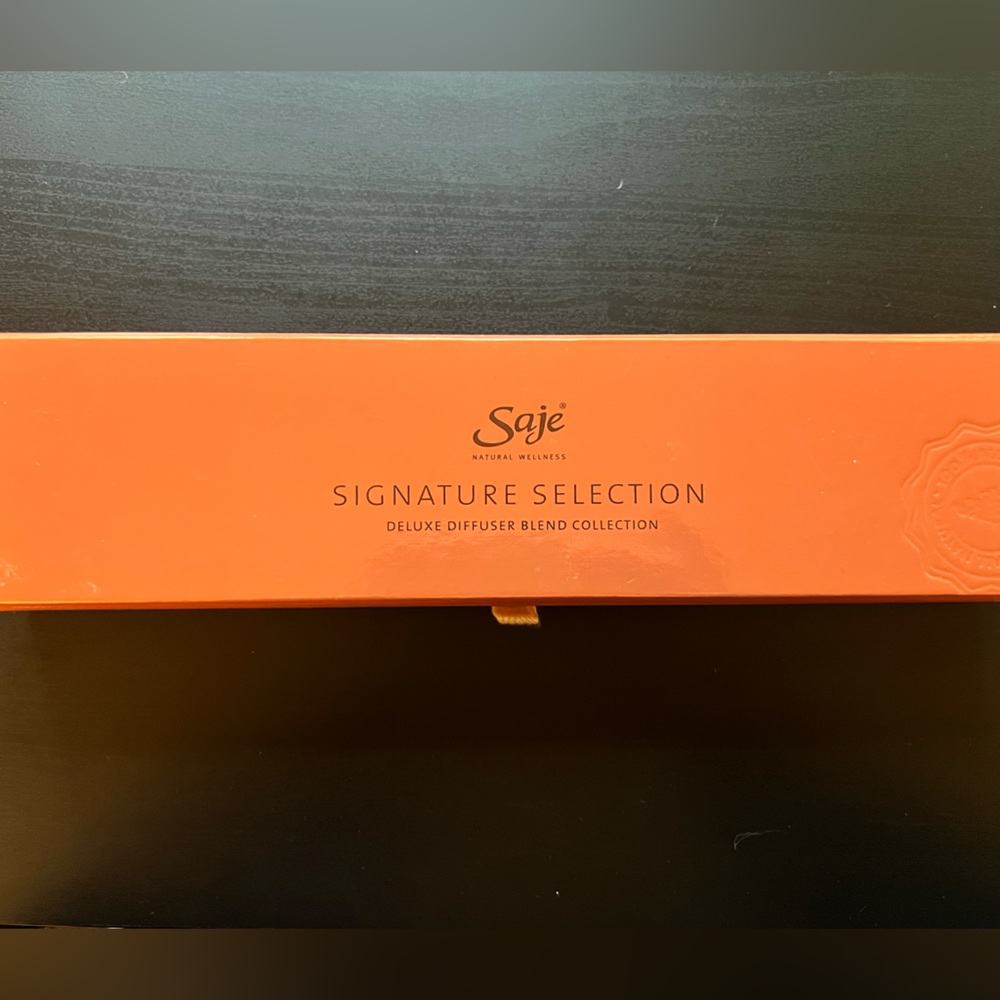 Saje Signature Selection deluxe diffuser blend collection NEVER USED